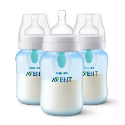 Avent - 3Pk Anti-Colic Bottle With Airfree Vent, 9Oz, Blue Image 1
