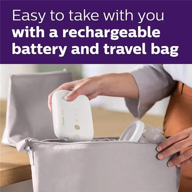 Avent - Electric Double Breast Pump, White with Travel Bag Image 5