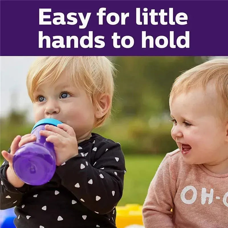 Avent - 2Pk My Grippy Spout Cup, Pink/Purple, 10Oz Image 5