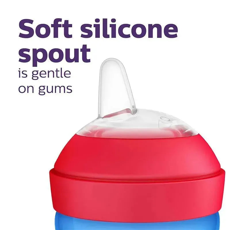Avent - 2Pk My Grippy Spout Cup, Pink/Purple, 10Oz Image 7