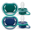 Avent - Ultra Air Pacifier Blue & Green, 6/18M Image 4