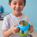B.box - Blue Slate Insulated Food Jar with Spork Image 4