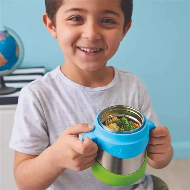 B.box - Blue Slate Insulated Food Jar with Spork Image 4