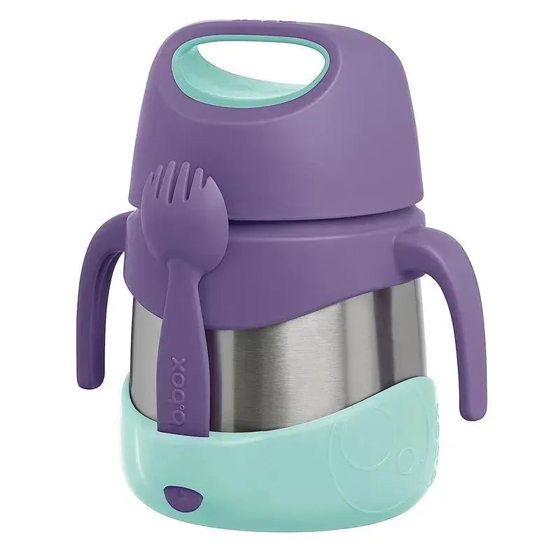 B.box - Lilac Pop Insulated Food Jar with Spork Image 1