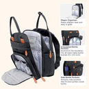 BabbleRoo - Travel Essentials Baby Bag with Changing Pad, Black Image 3
