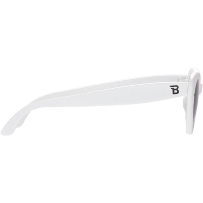 Babiators - Children’s Cat-Eye Shaped UV Sunglasses, White