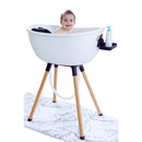 Babu Bath - Luxury Baby Bathtub with Wooden Stand, White Image 7