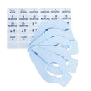 Baby Buddy - 5Pk Size-It Closet Organizers, Blue Image 1