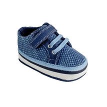 Baby Deer - Baby Boy Variegated Mesh Sneaker, Blue Image 1