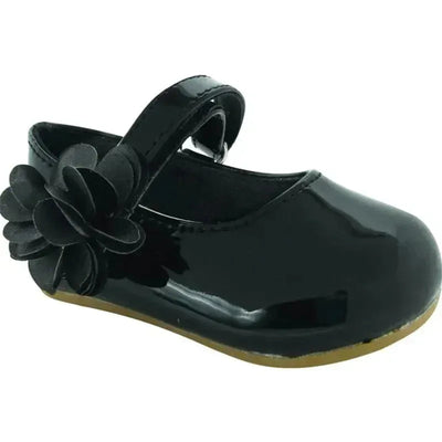 Baby Deer - Baby Gril Black Shoes Linley Image 1