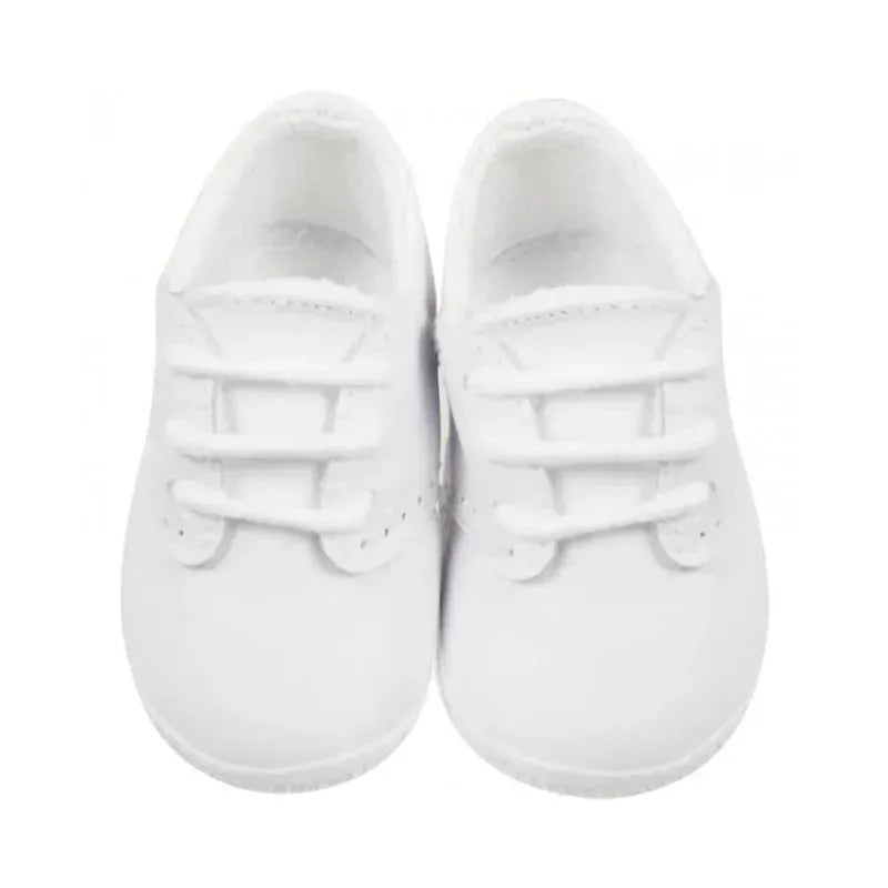 Baby Deer Crib Shoe, White - Size 3 (6-9M) Image 3