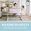 Baby Delight - Beside Me Dreamer Bassinet, 6-Position Height Adjustment, Organic Oat Image 5