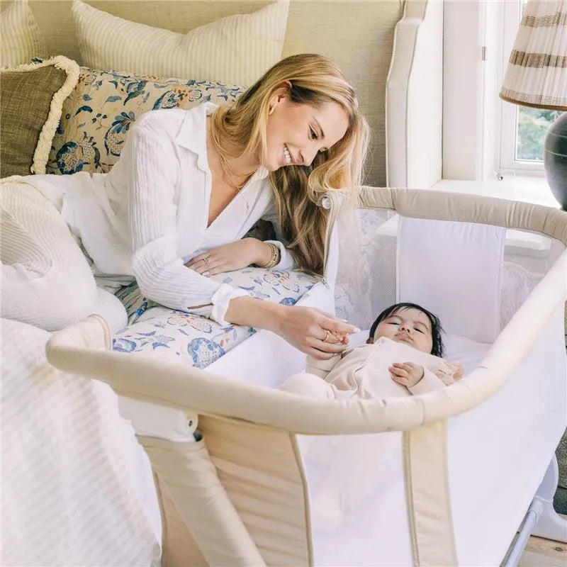 Baby Delight - Beside Me Dreamer Bassinet, 6-Position Height Adjustment, Organic Oat Image 6