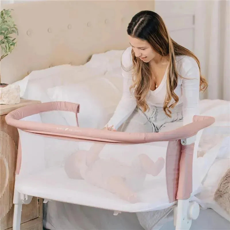 Baby Delight - Beside Me Dreamer Bassinet, 6-Position Height Adjustment, Organic Rose Image 5