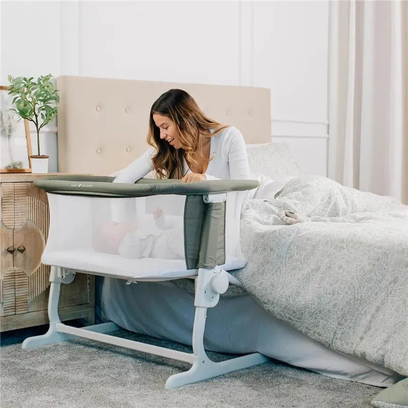 Baby Delight - Beside Me Dreamer Bassinet, 6-Position Height Adjustment, Organic Sage Image 5