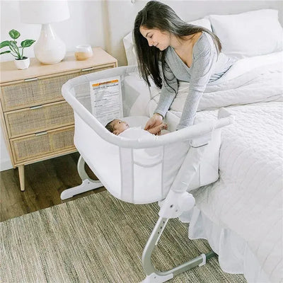 Baby Delight - Beside Me Dreamer Bassinet And Bedside Sleeper, Driftwood Grey Image 2
