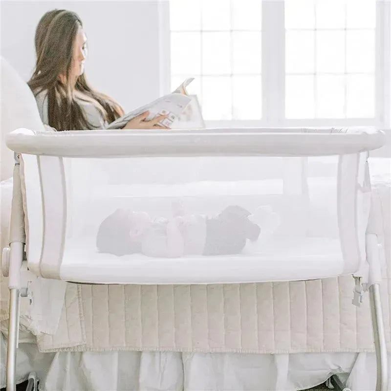 Baby Delight - Beside Me Dreamer Bassinet And Bedside Sleeper, Driftwood Grey Image 3