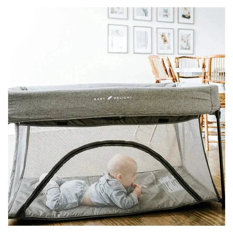 Baby Delight - Nod Deluxe Portable Travel Crib, Grey Image 3