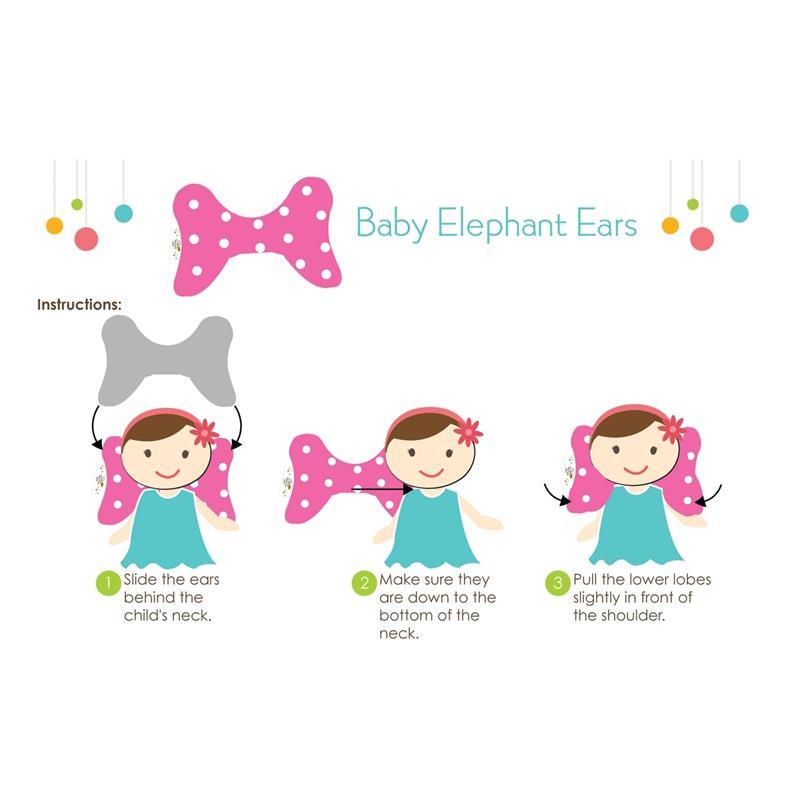 Baby Elephant Ears Mermaid Ears Pillow Image 2