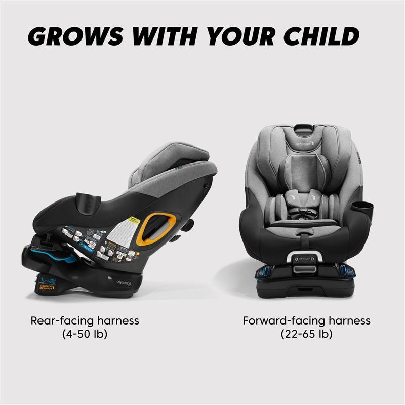 Baby Jogger - City Turn Rotating Convertible Car Seat, Paloma Greige Image 5