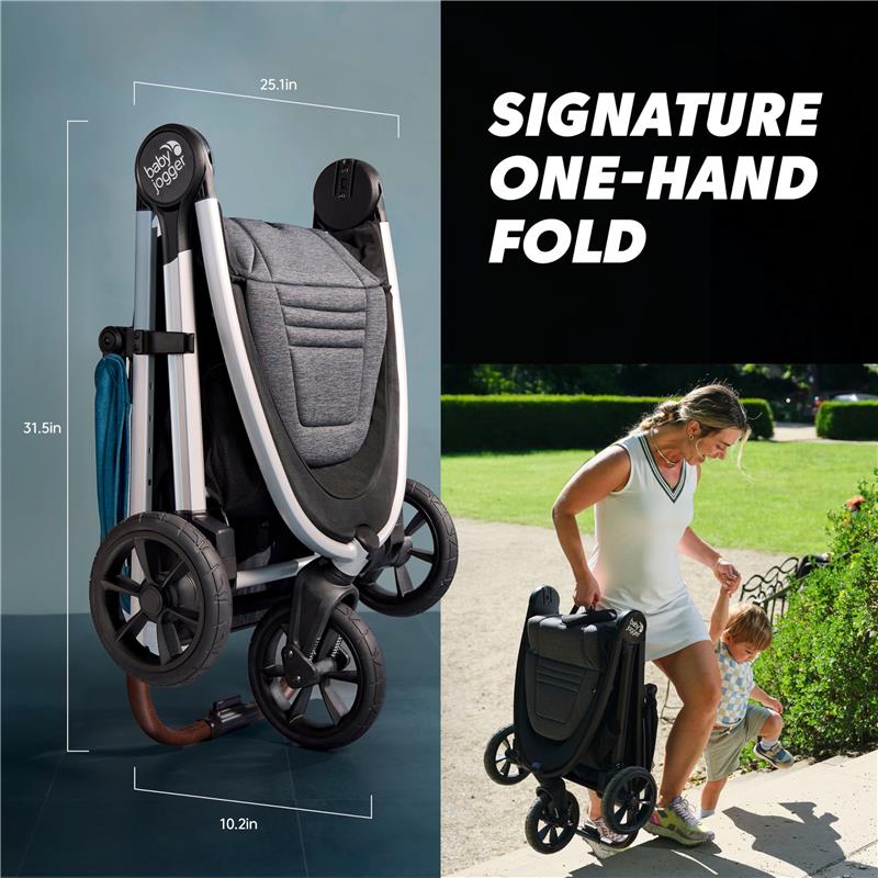 Baby Jogger - City Mini GT3 Single Stroller, Frosted Ivory Image 4