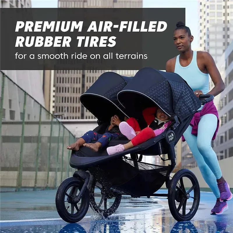 Baby Jogger - Summit X3 Jogging Double Stroller, Midnight Black Image 2