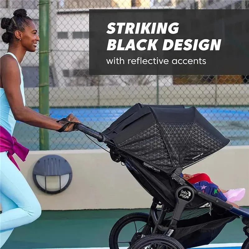 Baby Jogger - Summit X3 Jogging Double Stroller, Midnight Black Image 3