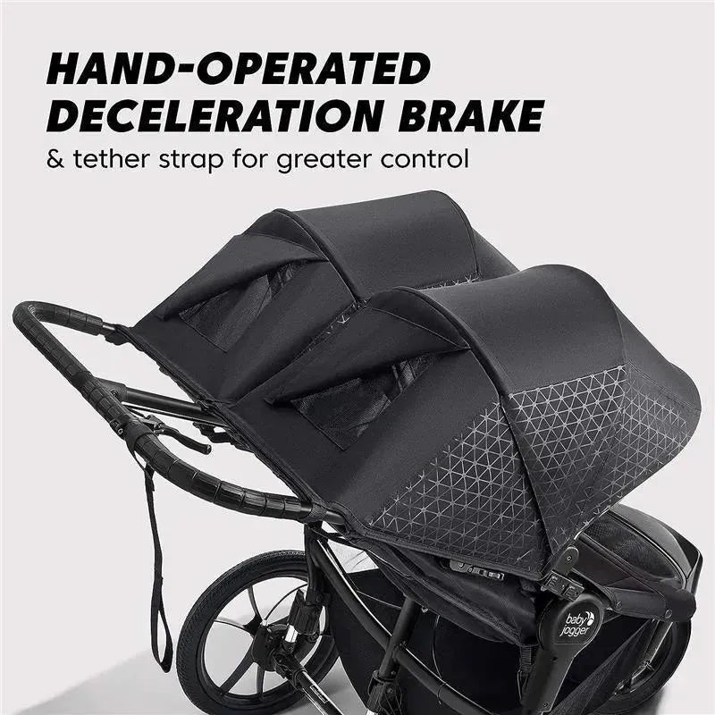 Baby Jogger - Summit X3 Jogging Double Stroller, Midnight Black Image 5