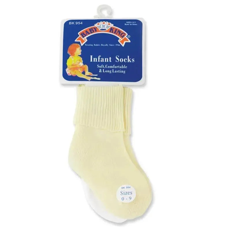 Baby King Infant Socks, Colors May Vary - Sizes 0 - 9 Image 1