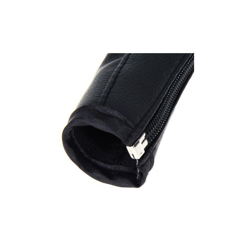 Baby Stroller Armrest Pu Leather Protective Case Cover, Black Image 2