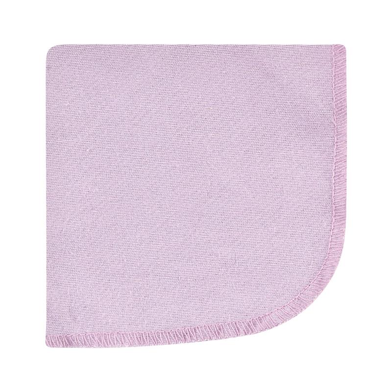 Baby Vision 10Pk Flannel Washcloth, Purple Dainty Floral Image 4
