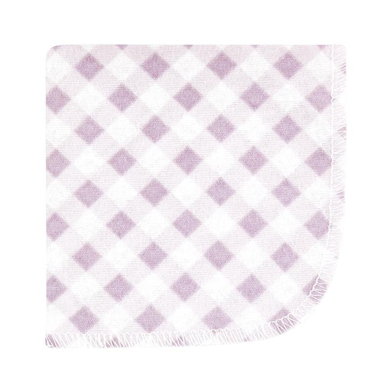 Baby Vision 10Pk Flannel Washcloth, Purple Dainty Floral Image 7