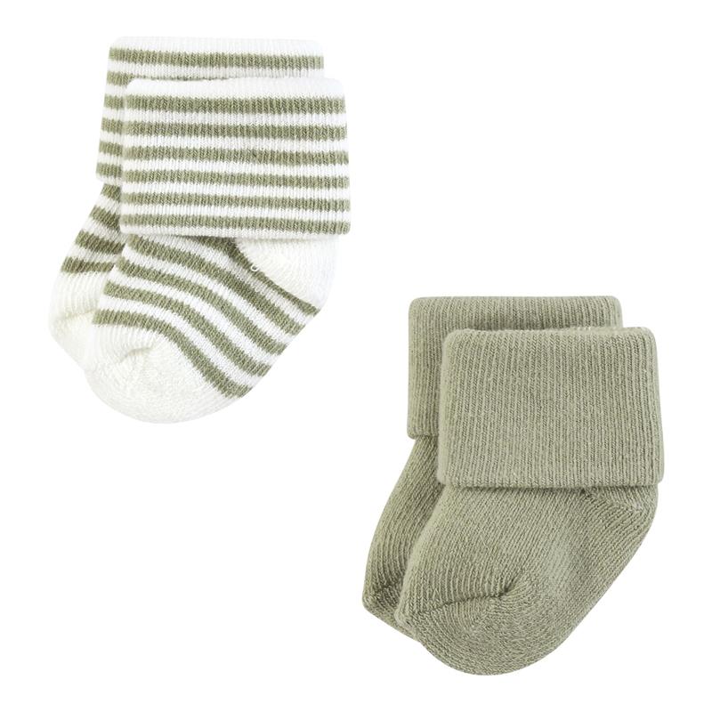 Baby Vision 10Pk Organic Terry Socks Soft Wildflower Image 7