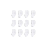 Baby Vision - 12Pk Baby Unisex Terry Socks, White, 6/12M Image 1