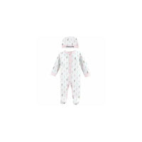 Baby Vision - 2Pc Baby Girl Sleep N Play and Cap Set, Preemie, Feathers Image 1
