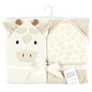 Baby Vision 2Pk Hooded Towel Beige Giraffe Image 2
