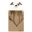 Baby Vision 2Pk Hooded Towel Brown Gingham Puppy Image 3