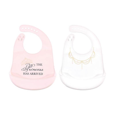 Baby Vision 2Pk Silicone Bibs Princess Image 1