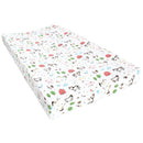 Baby Vision 2Pk Unisex Baby Cotton Changing Pad Cover, Girl Farm Animals, One Size Image 3