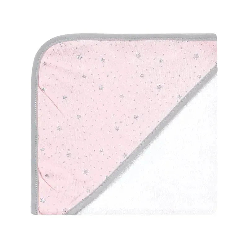 Baby Vision - 3Pk Hudson Baby Cotton Rich Hooded Towels, Pink Unicorn Image 2