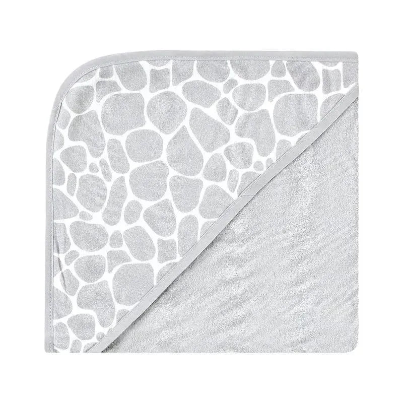 Baby Vision - 3Pk Hudson Baby Cotton Rich Hooded Towels, Safari Life Image 2