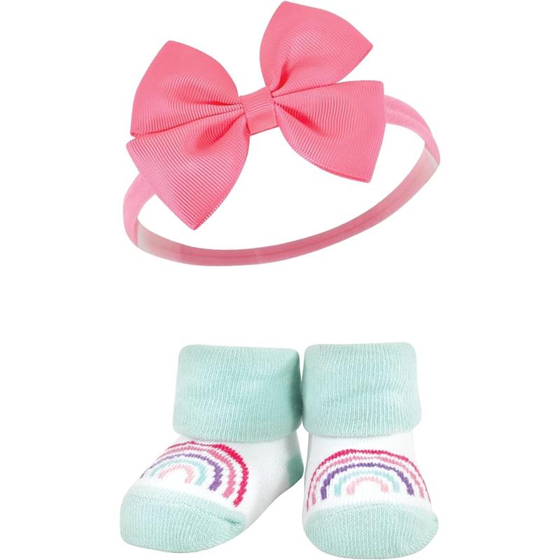 Baby Vision 6Pk Headband And Sock Set, Rainbow Image 4