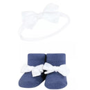 Baby Vision 6Pk Headband & Sock Set, Navy Gingham Image 5