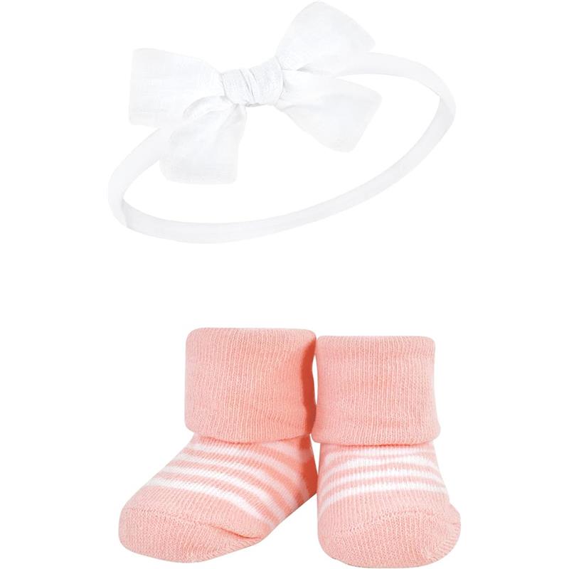 Baby Vision 6Pk Linen Headband & Sock Set, Red Blue Image 2