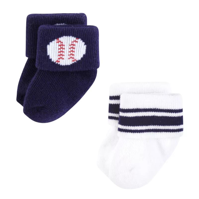 Baby Vision 8Pk Infant Boys Cotton Rich Newborn & Terry Socks Image 5