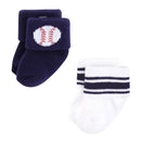 Baby Vision 8Pk Infant Boys Cotton Rich Newborn & Terry Socks Image 5