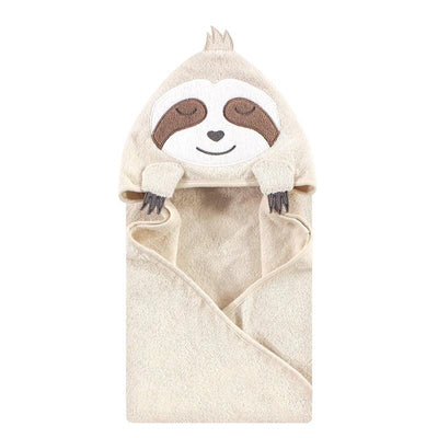 Baby Vision Animal Hooded Towel, Sloth Image 1