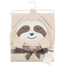 Baby Vision Animal Hooded Towel, Sloth Image 2