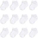 Baby Vision - Baby Girls' Cotton Rich Newborn and Terry Socks, White No-show, 12-24M, 12Pk Image 1