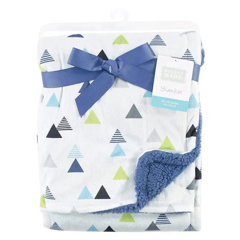 Baby Vision Blanket with Sherpa Back, Abstract Image 2